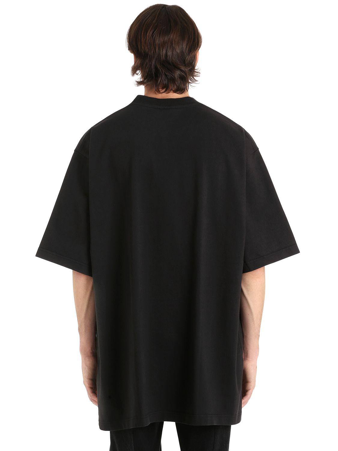 Vetements Heavy Metal Oversized Jersey T-shirt in Black for Men | Lyst