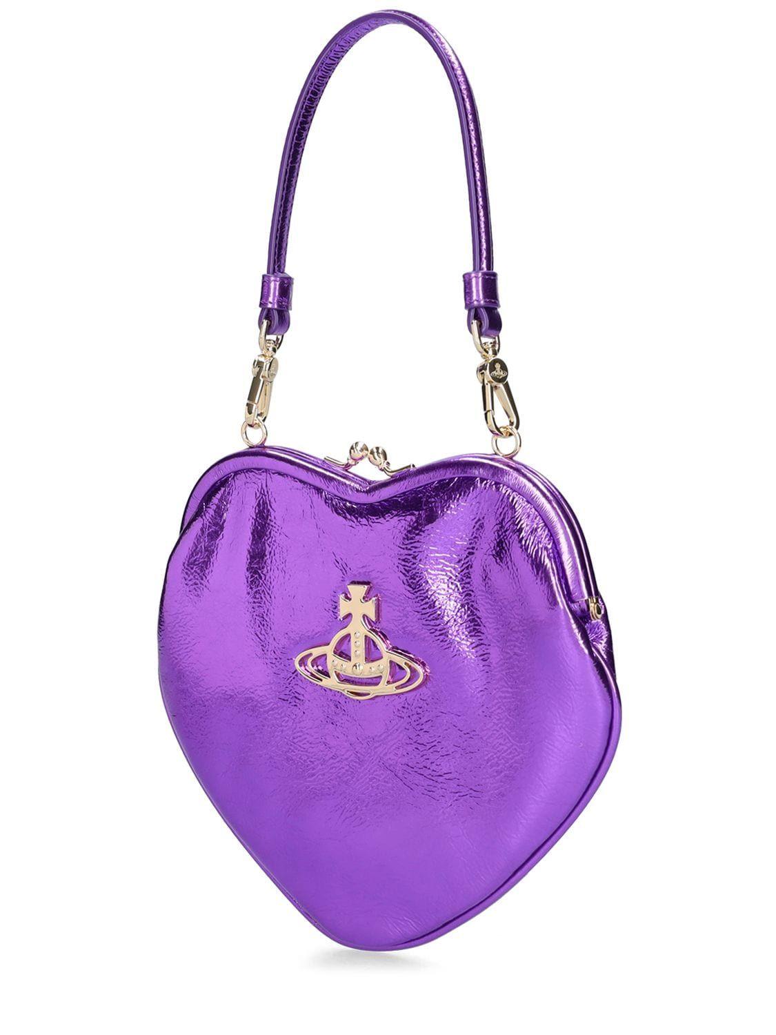 Vivienne Westwood Blue Belle Heart Frame Bag