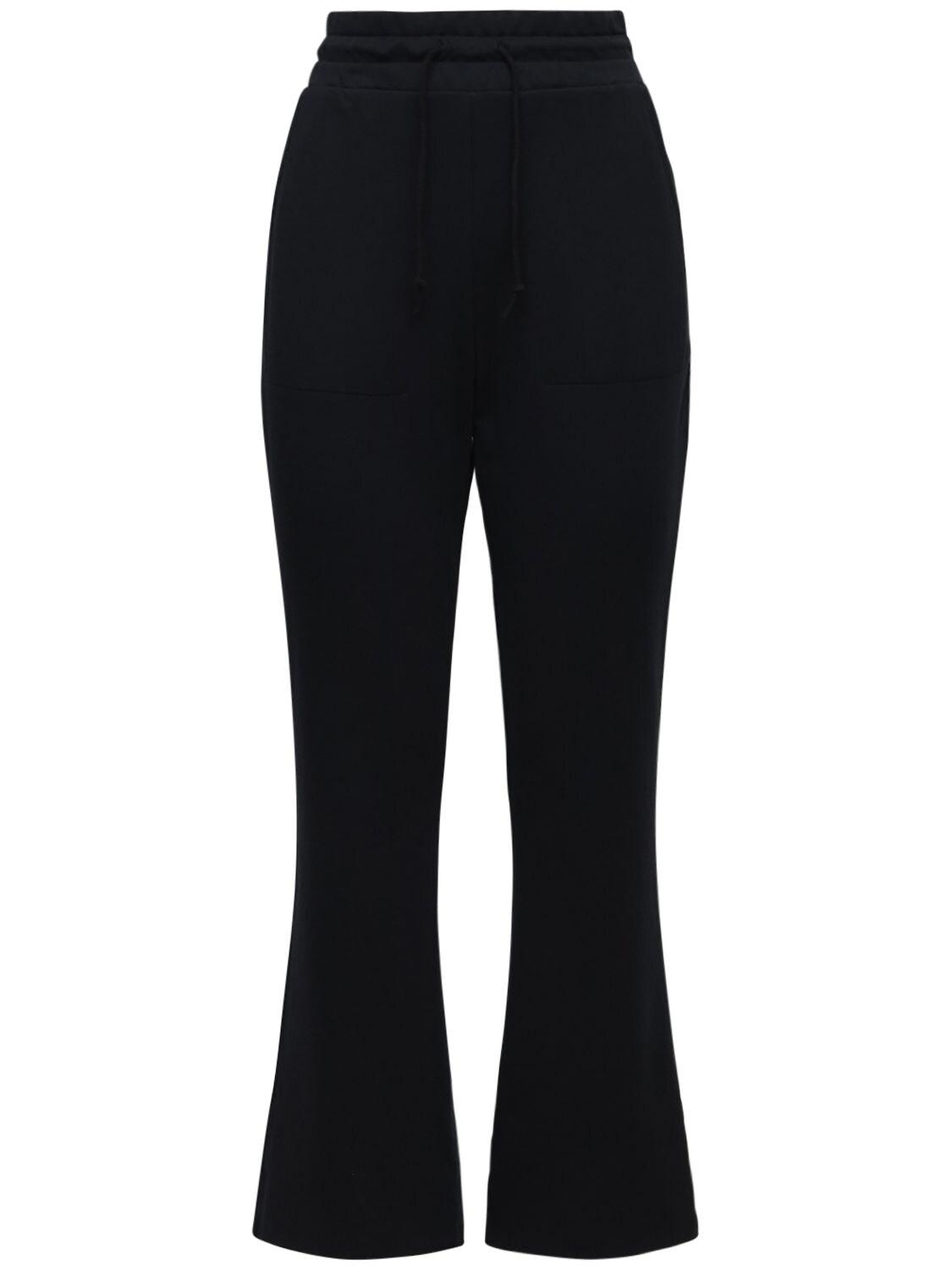 Nike Dri-fit Flared Yoga Full Length Pants in Black | Lyst