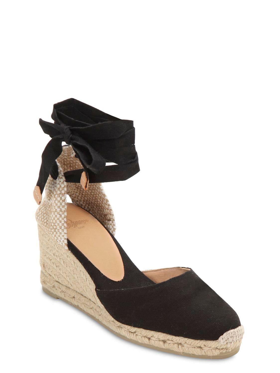 castaner carina espadrilles black