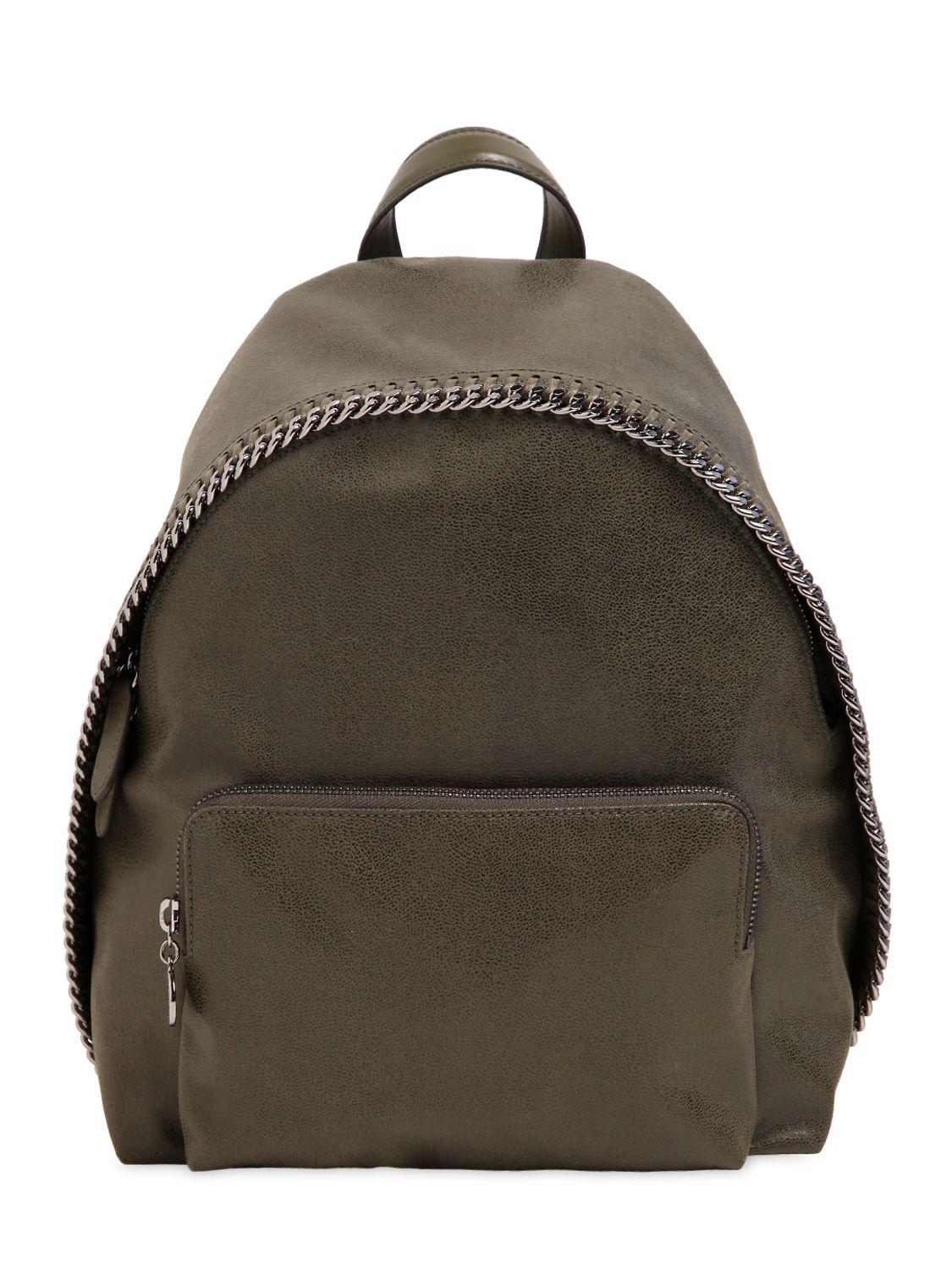 Stella McCartney Medium Falabella Faux Deer Backpack in ...
