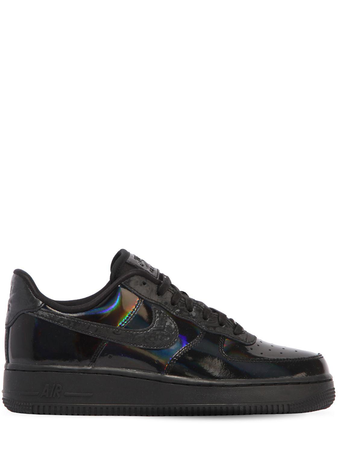 Nike Air Force 1 07 Lux Iridescent Sneakers in Black | Lyst