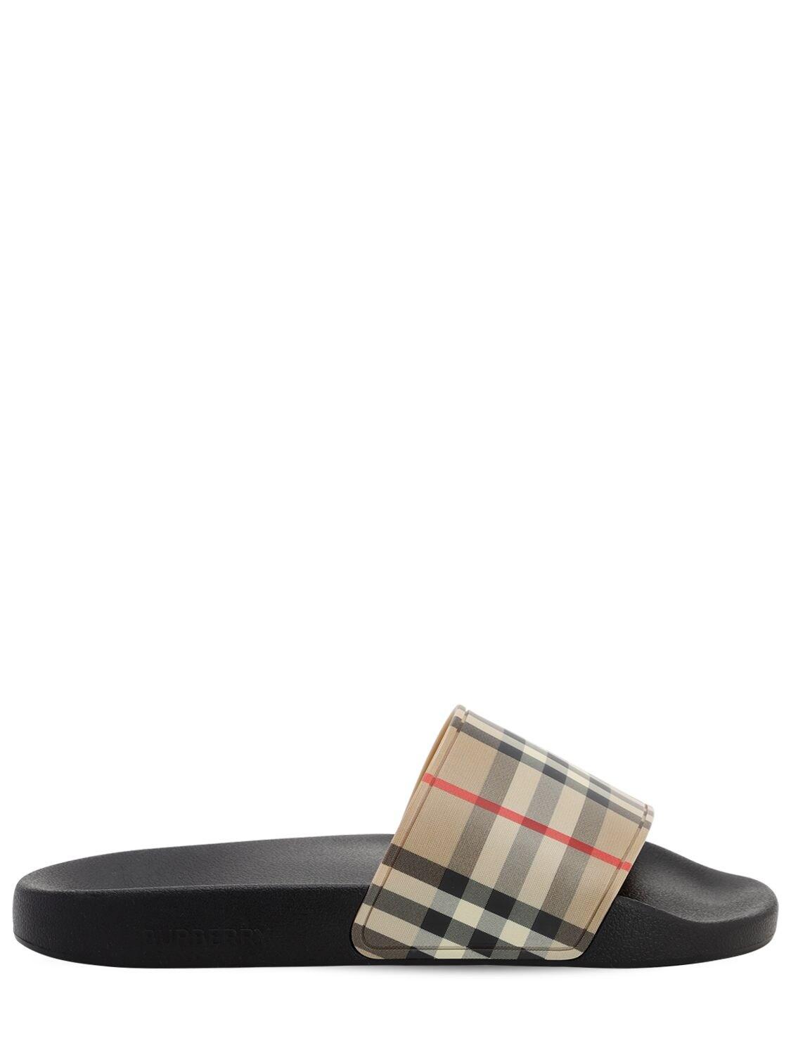 burberry slide sandals