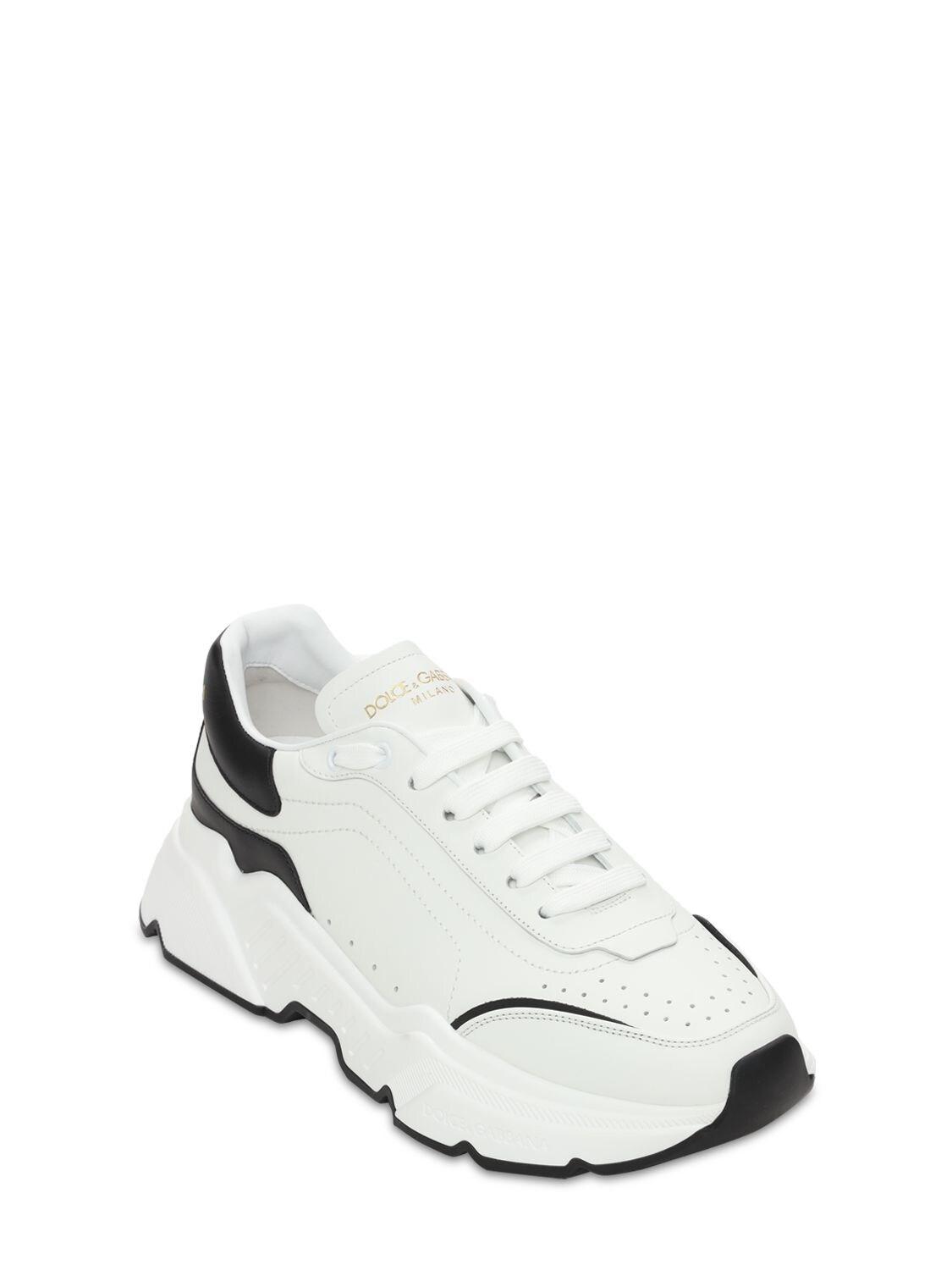 Dolce & Gabbana Leather Daymaster Sneakers In Nappa Calfskin for 