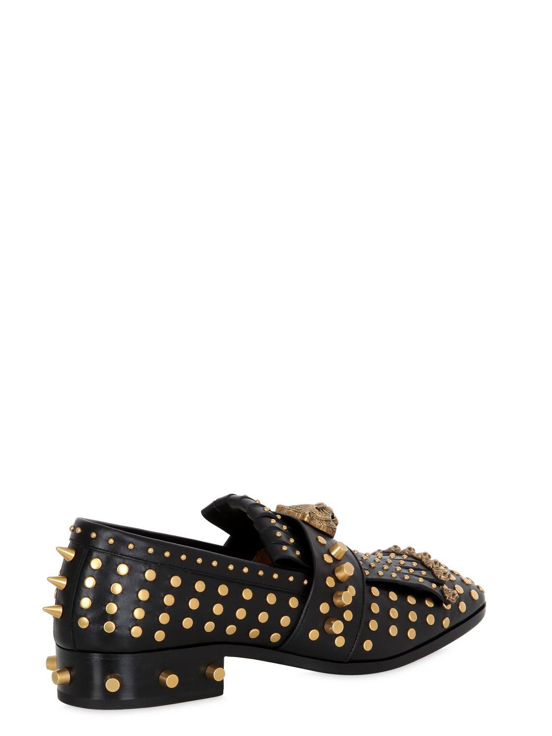 Gucci Studded \u0026 Tiger Leather Fringed 