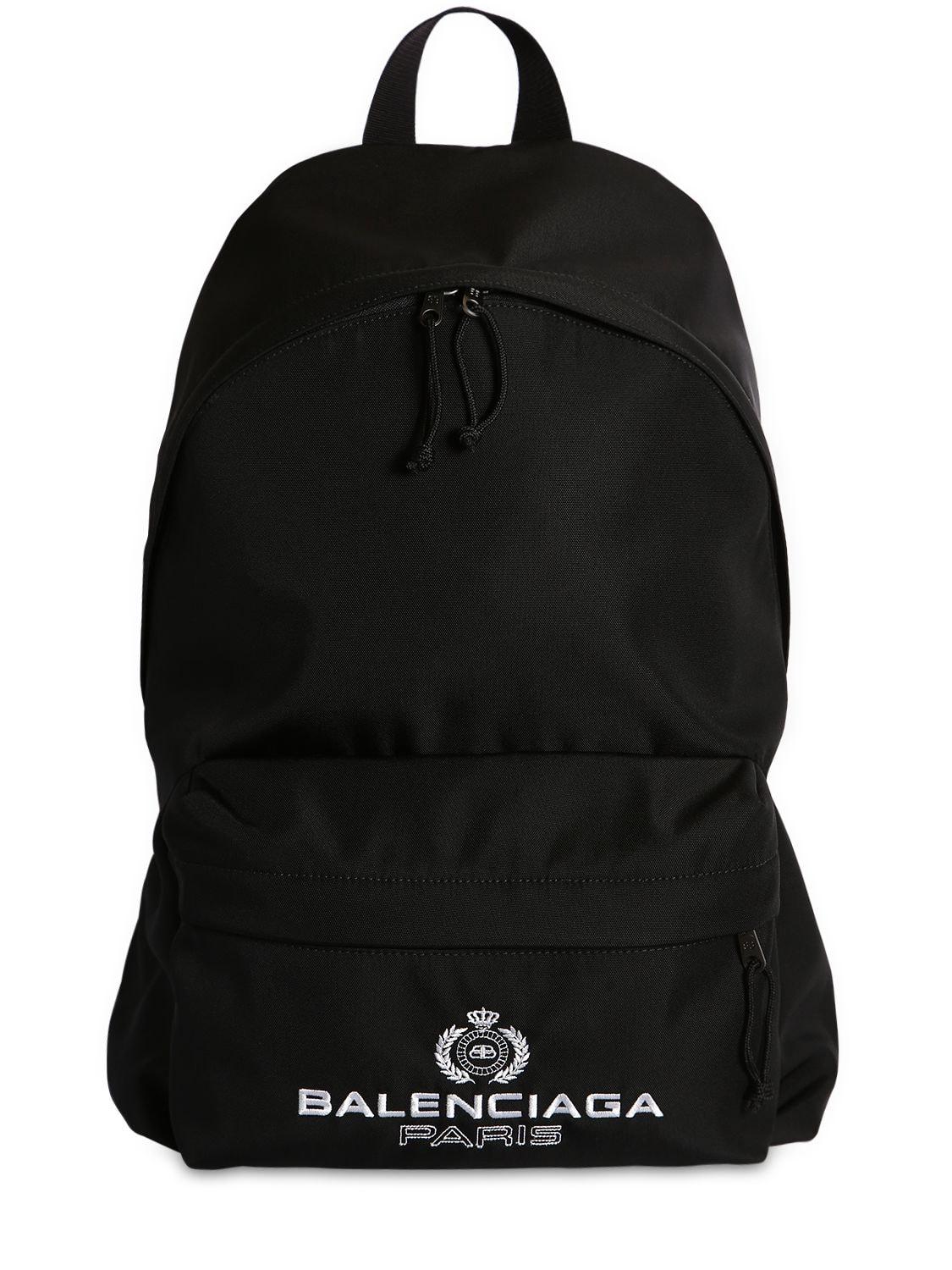 balenciaga nylon backpack