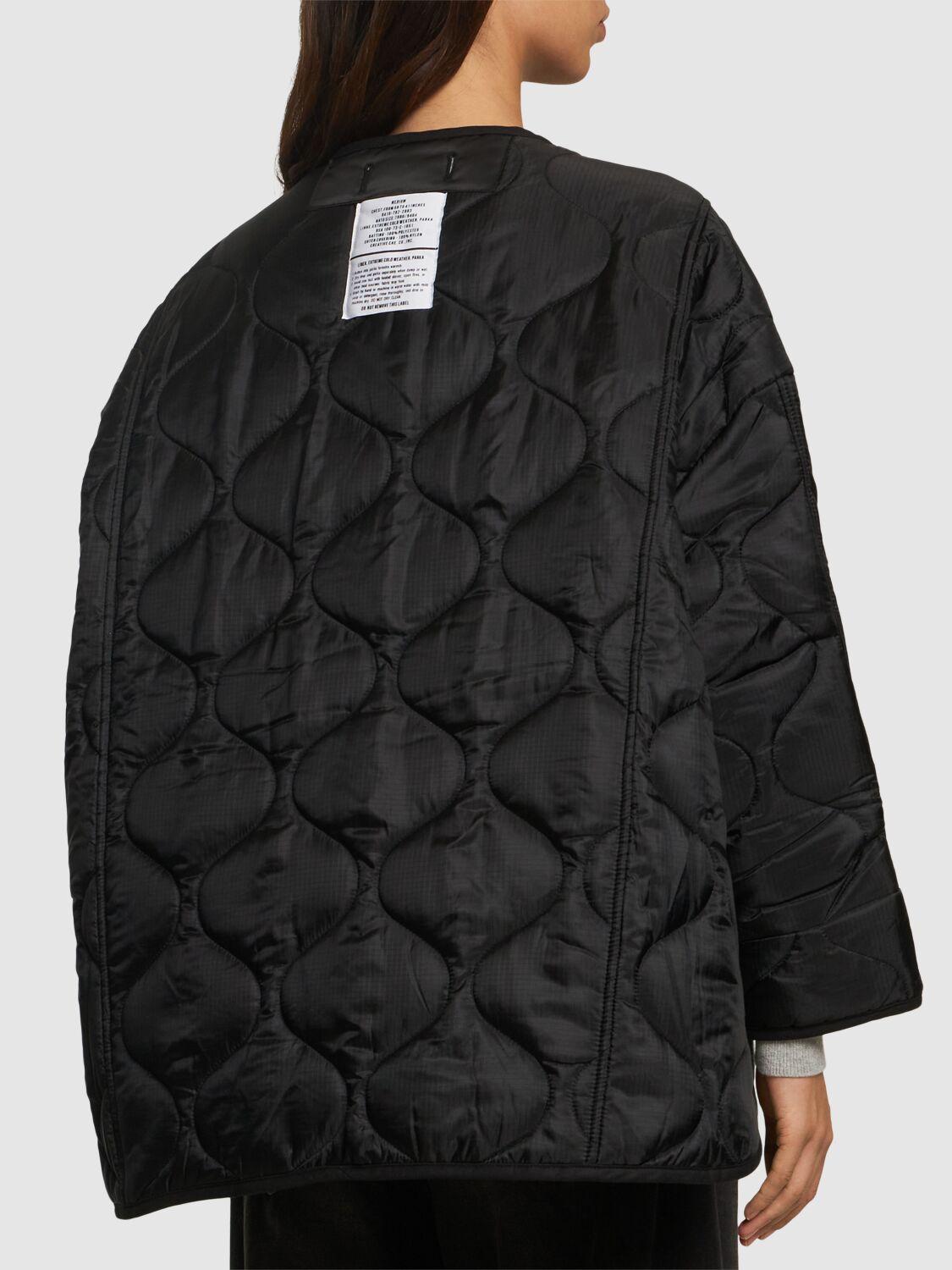 Frankie Shop Teddy キルテッドジャケット ブラック | Lyst