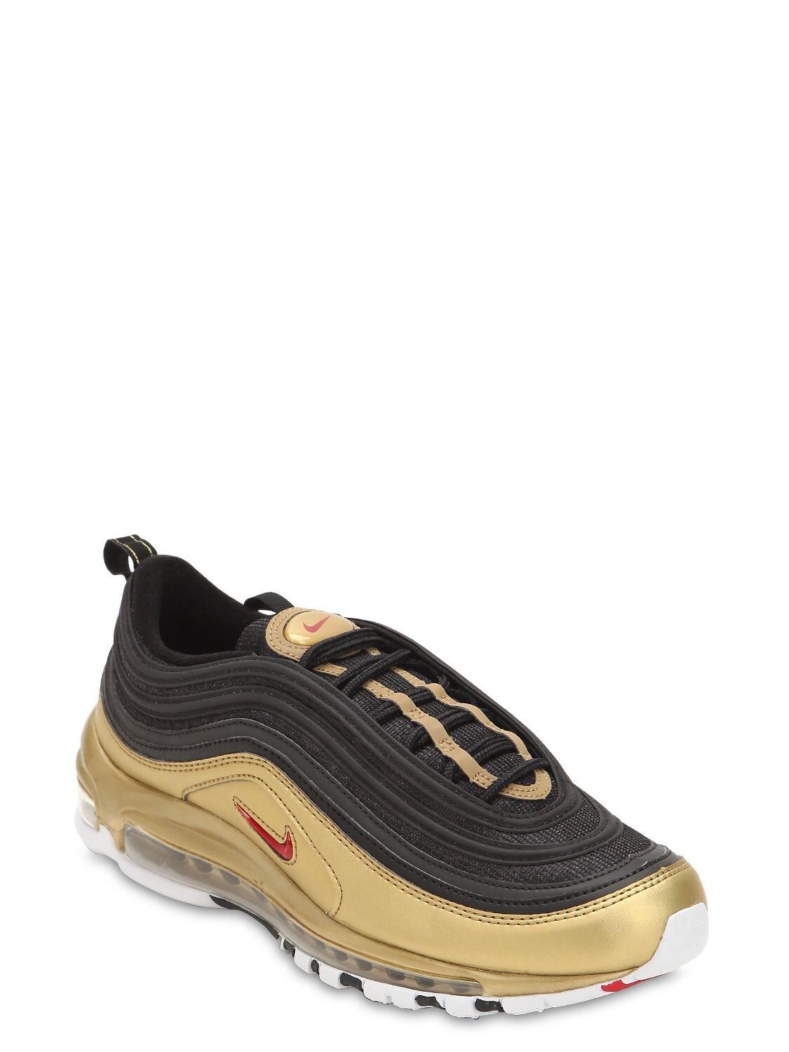 Nike Air Max 97 Qs Sneakers in Black/Gold (Black) for Men - Lyst