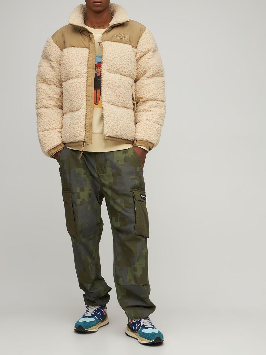 The North Face Sherpa Nuptse Down Jacket in Natural for Men | Lyst Canada