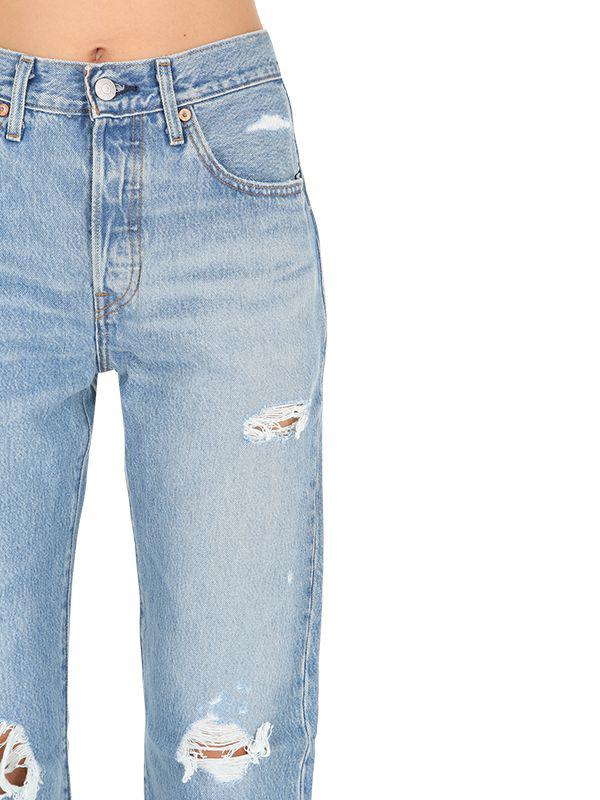 levis 501 destroyed