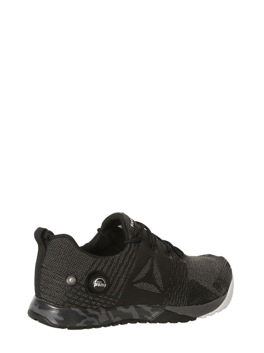 Reebok Crossfit Nano Pump Kevlar Sneakers in Black for Men | Lyst UK