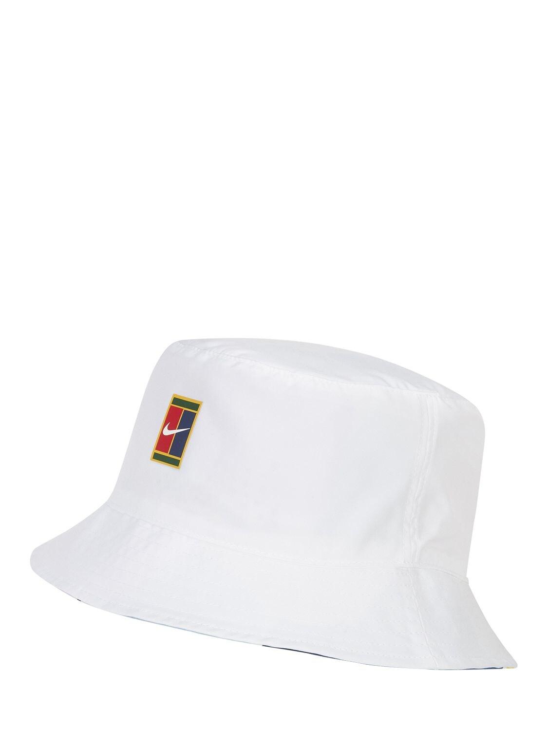 Nike Court Printed Tennis Bucket Hat in White | Lyst