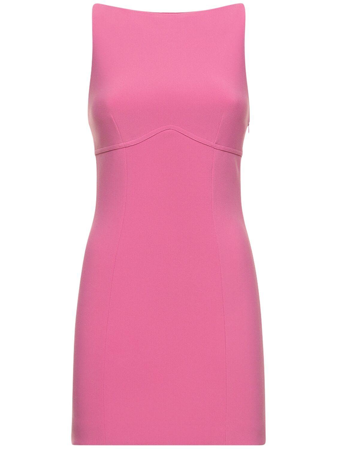 Bec & Bridge Marisol Bonded Crepe Mini Dress in Pink Lyst
