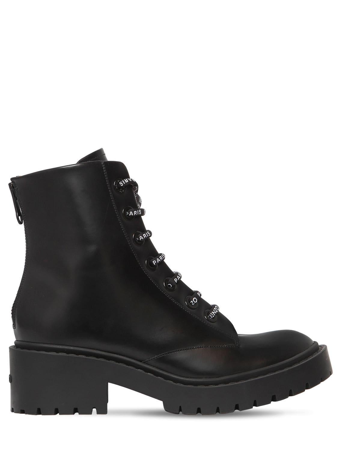 kenzo lace up boots