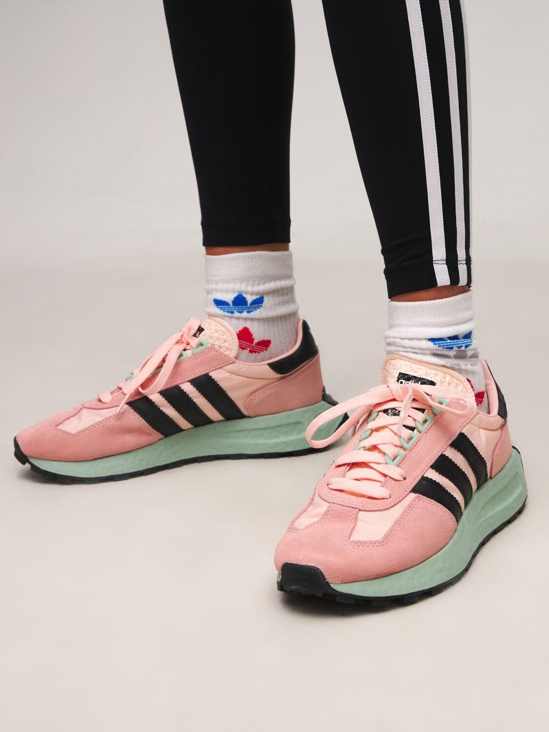 adidas Originals Retropy E5 Sneakers in Pink | Lyst