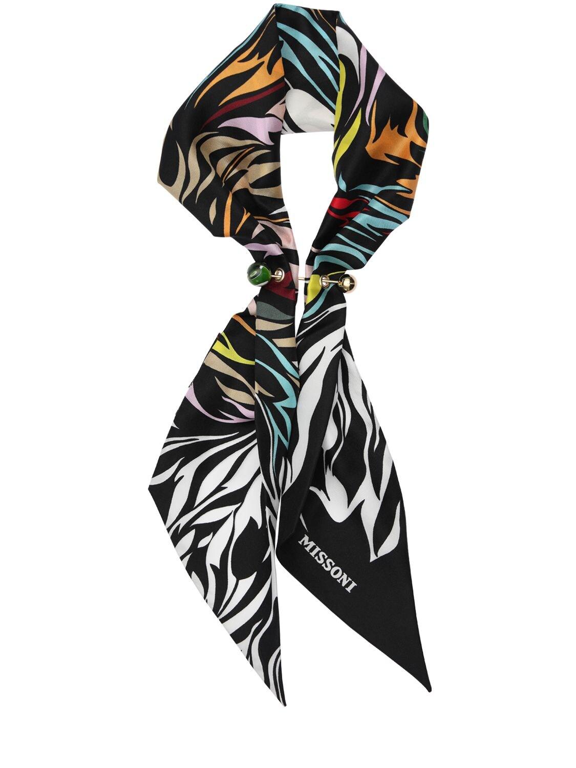 missoni scarf silk