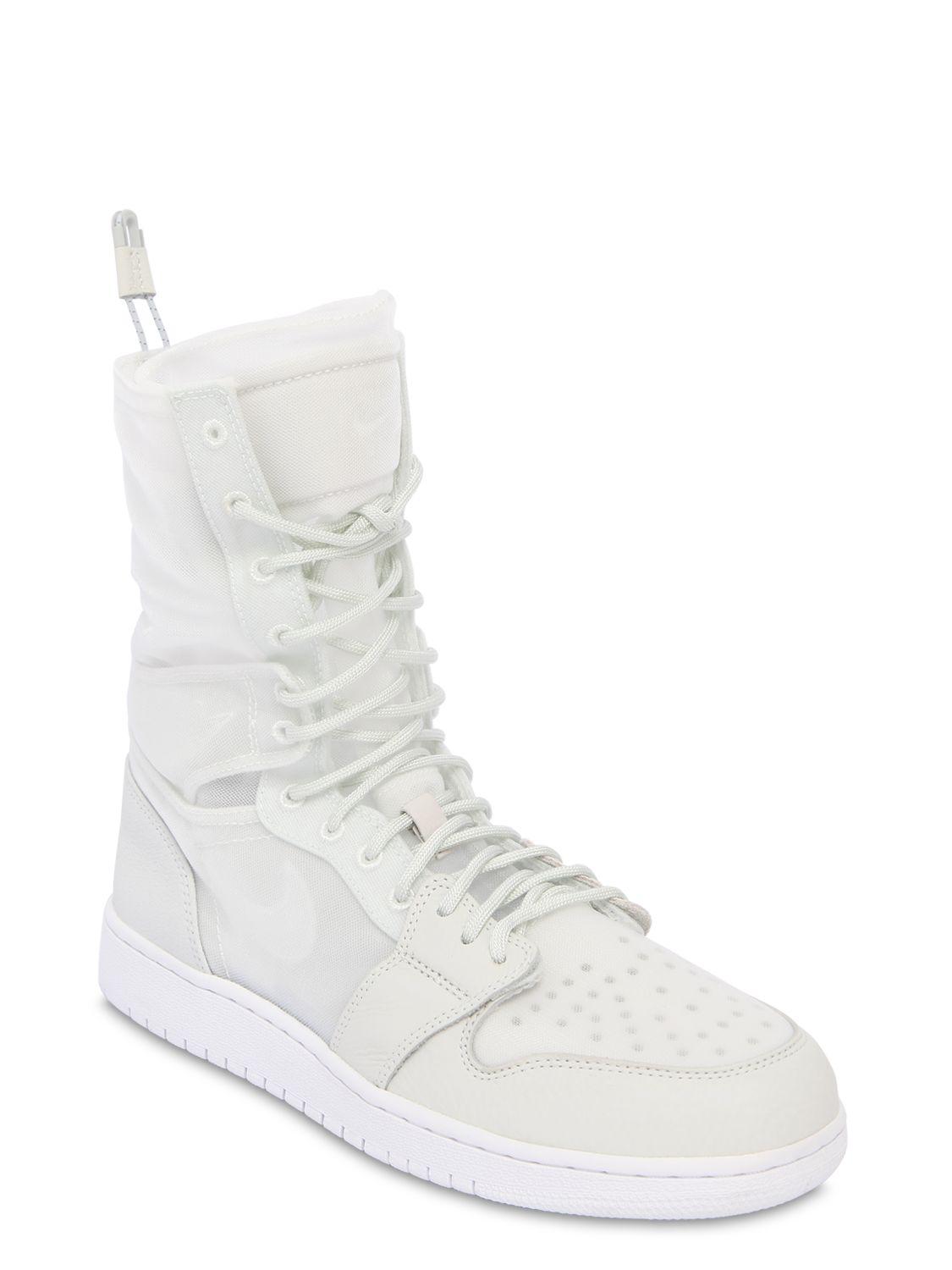 Nike Women's White Air Jordan 1 Explorer Xx Sneaker Boots
