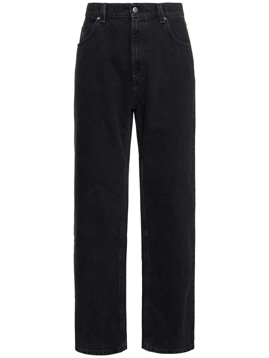 Axel Arigato Zine Relaxed Cotton Denim Jeans in Black for Men