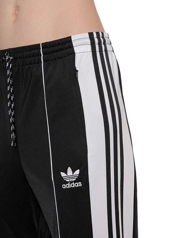adidas Originals Flower Jersey Track Pants in Black | Lyst