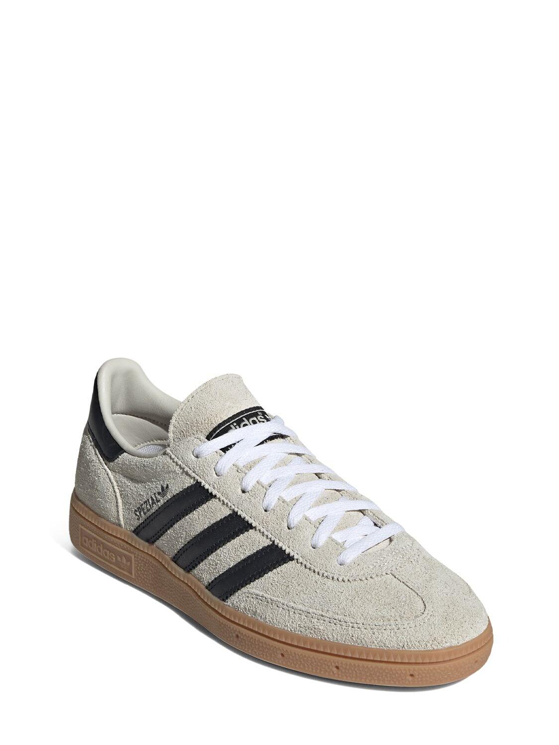 Adidas originals handball clearance spezial trainers in beige