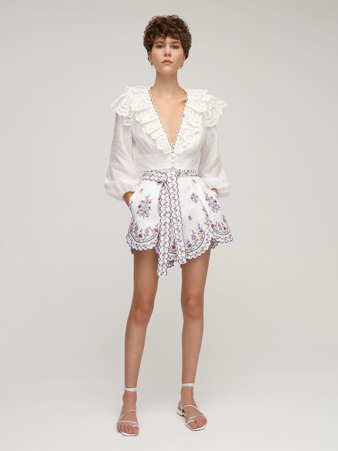 Zimmermann Poppy Floral Embroidered 