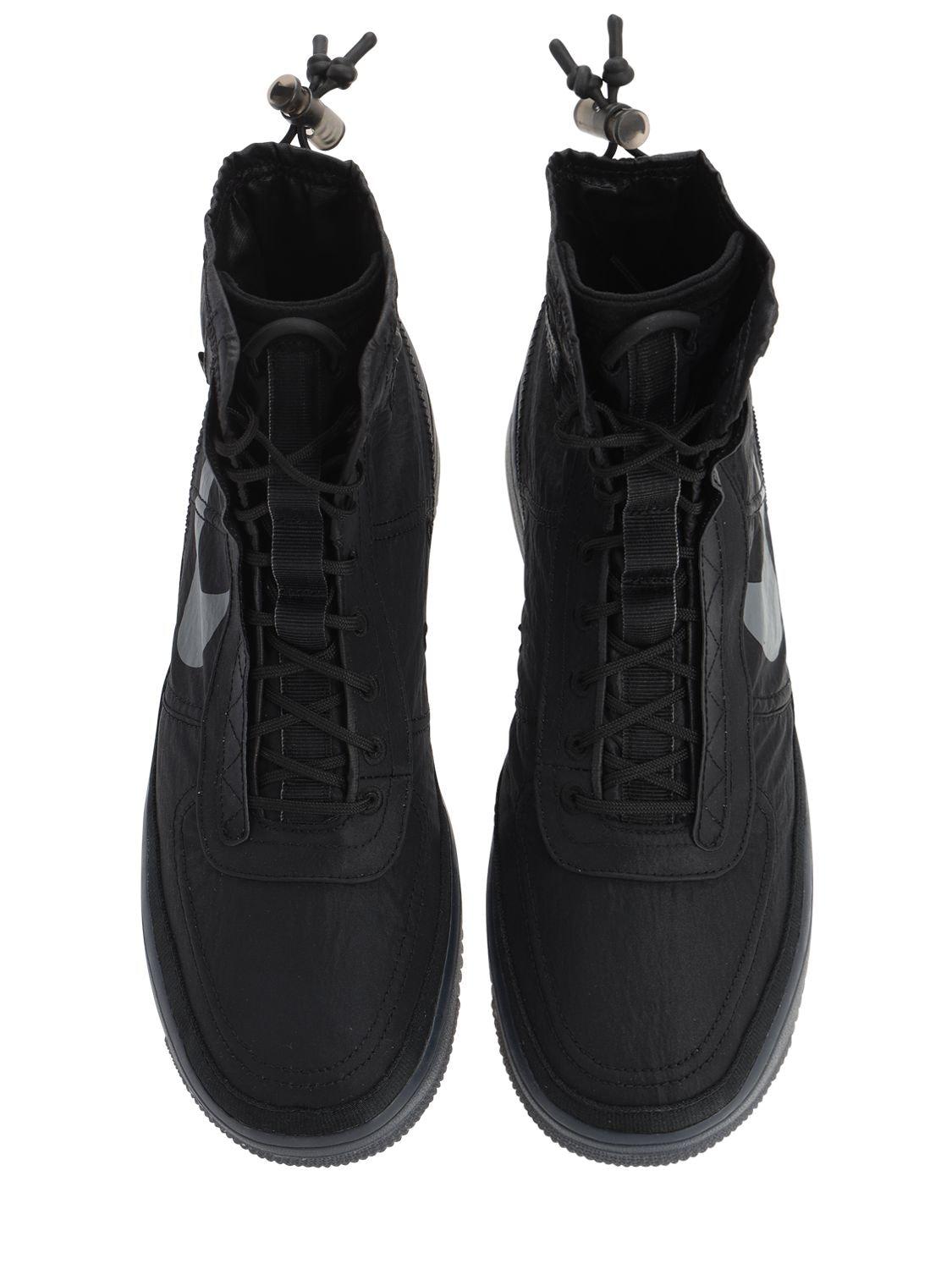 Nike Air Force 1 Shell Shoe in Black | Lyst