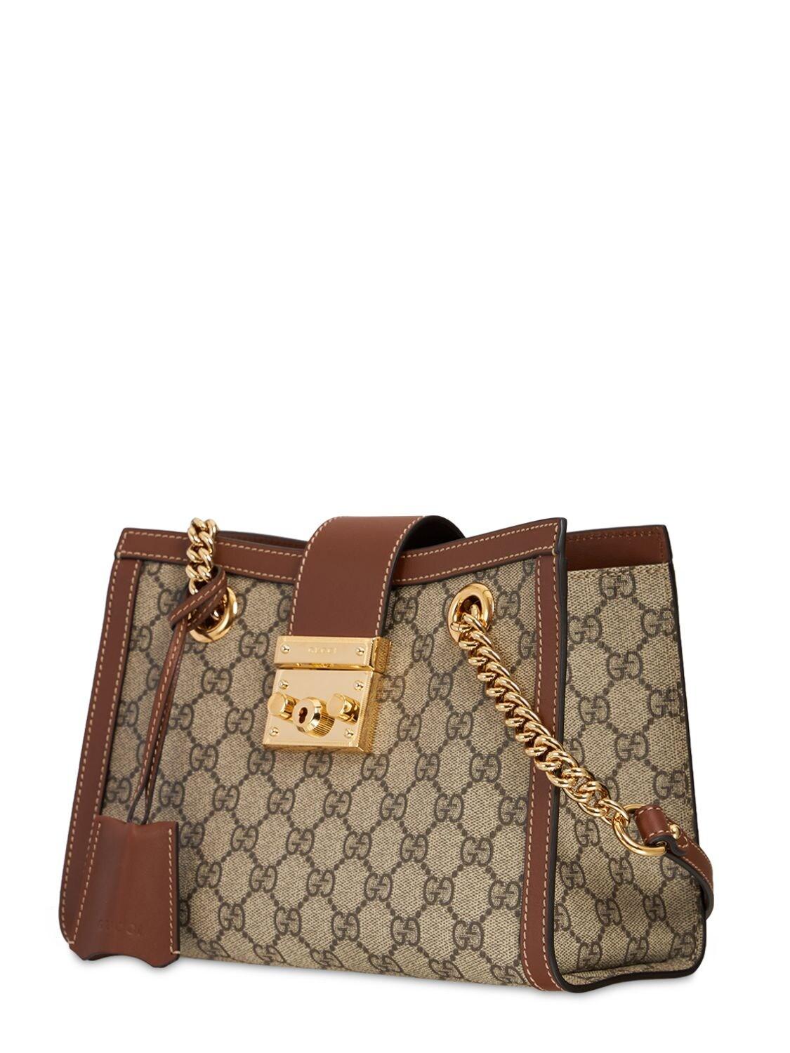 small padlock gg supreme shoulder bolsa