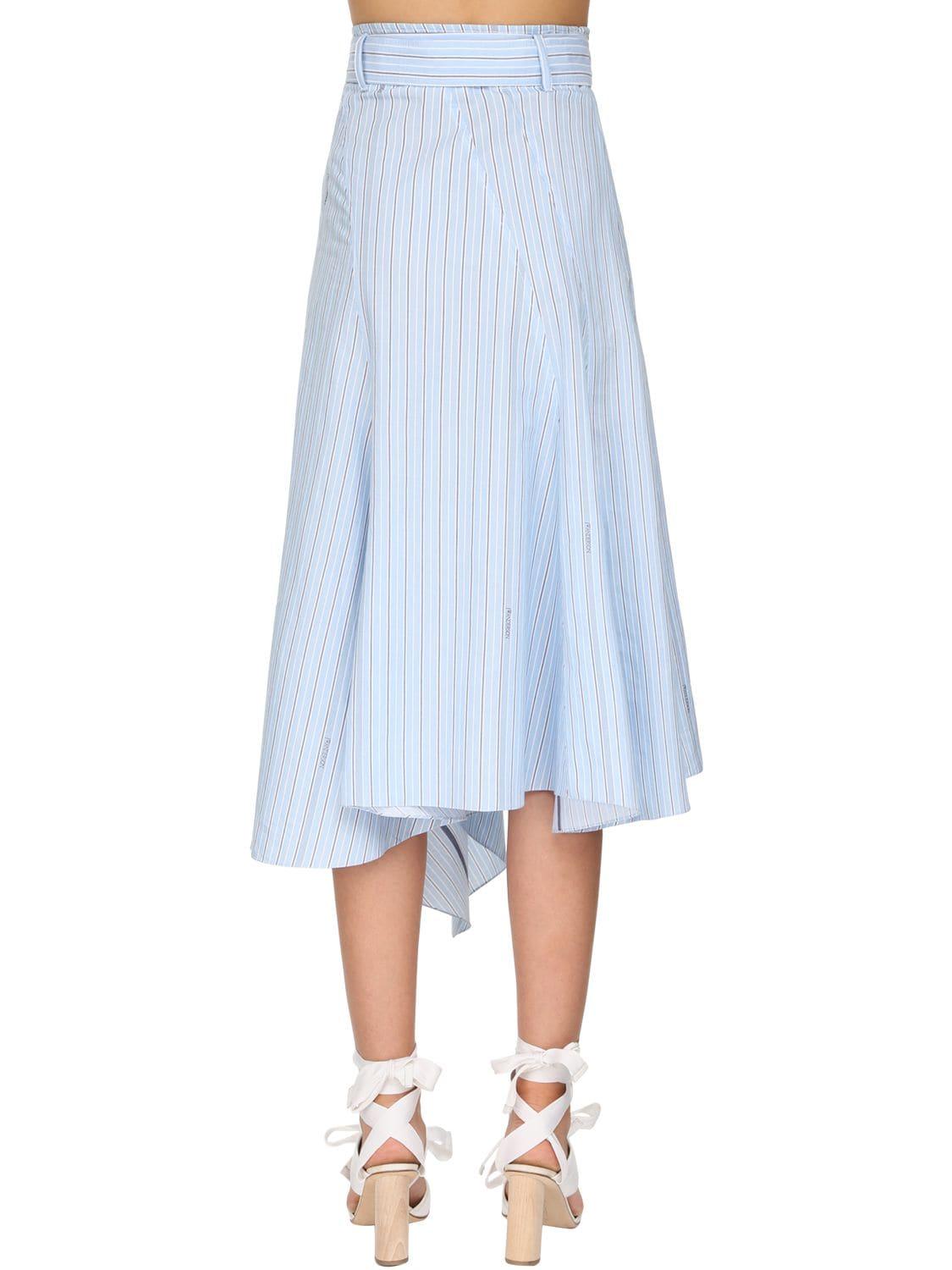 jw anderson asymmetric skirt