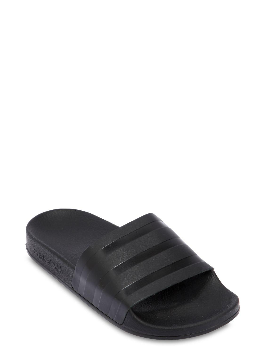 adidas adilette leather