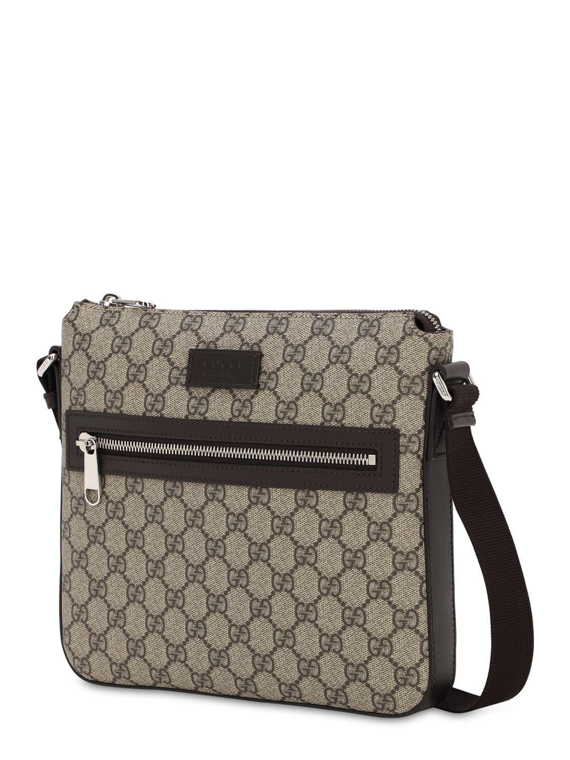 Gucci GG Supreme messenger  Mens bags fashion, Messenger bag men, Man bag
