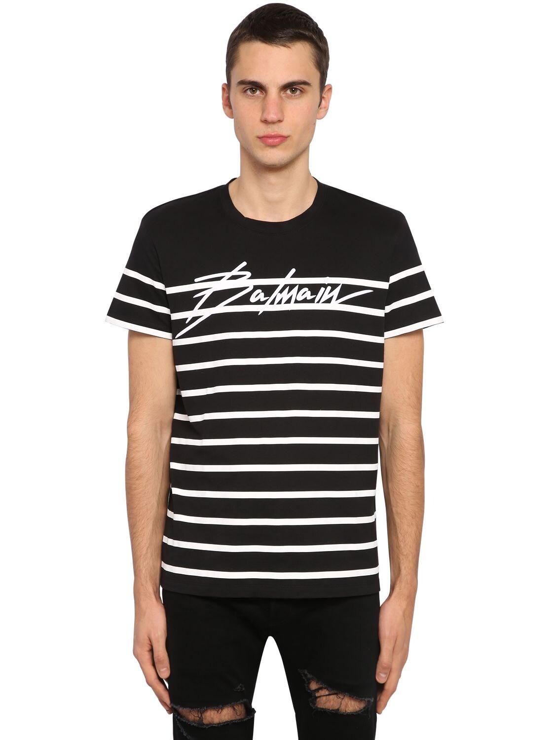 balmain mens t shirt sale
