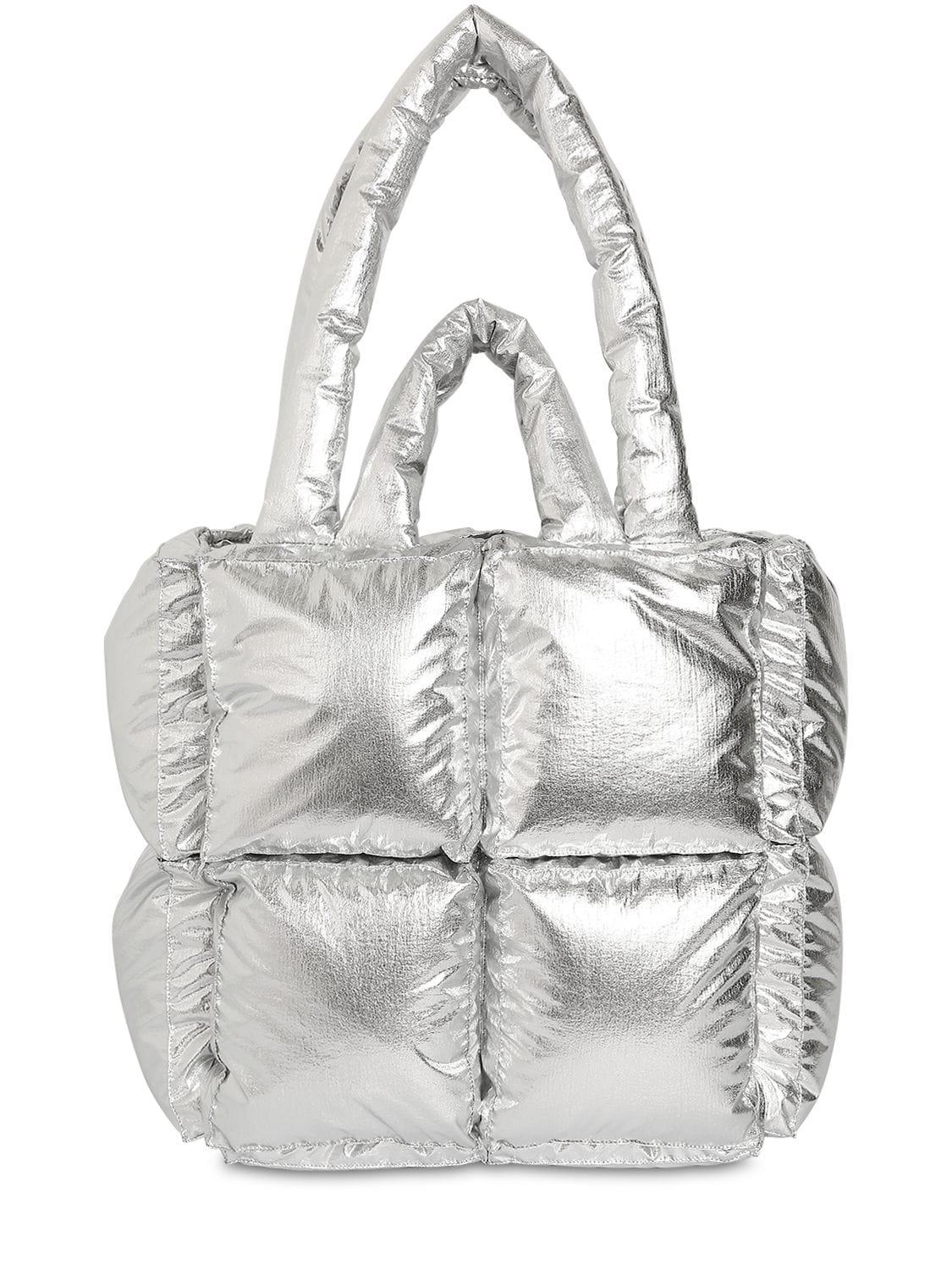 OFF-WHITE Nylon Sculpture Tote Bag White 1088899