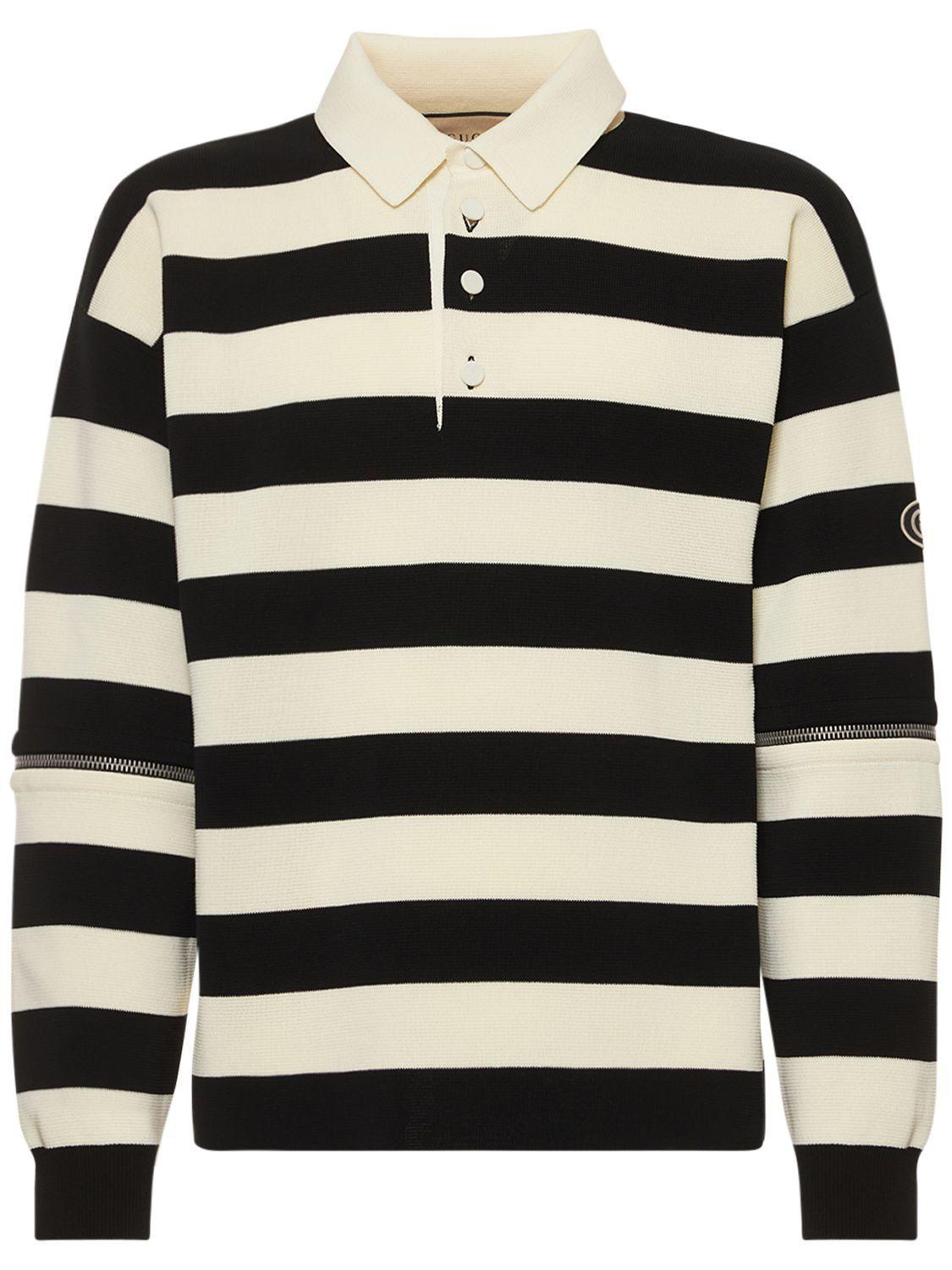 Gucci long cheap sleeve polo mens