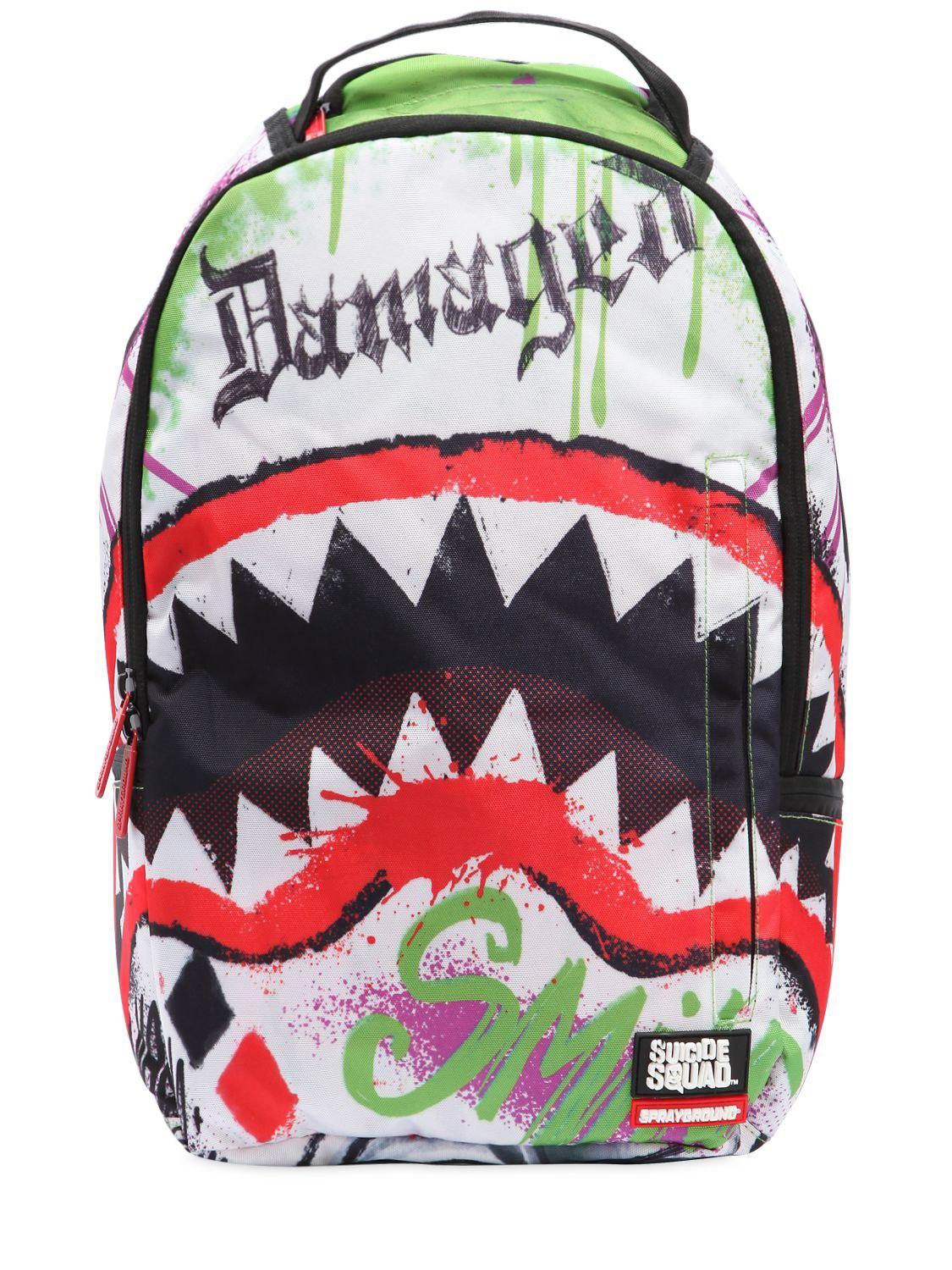 Sprayground Dc Comics Joker Shark Backpack - Lyst