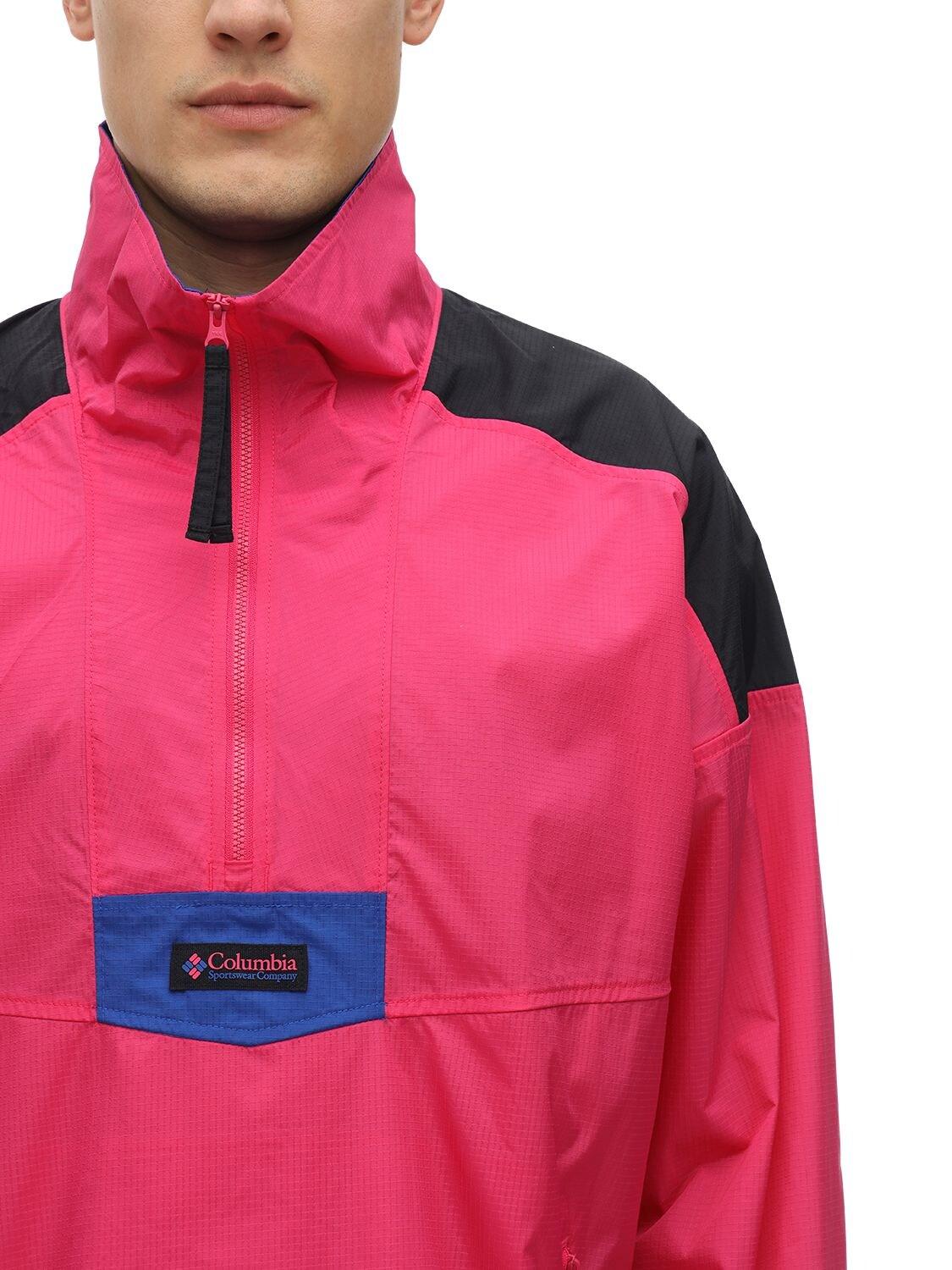 pink anorak jacket
