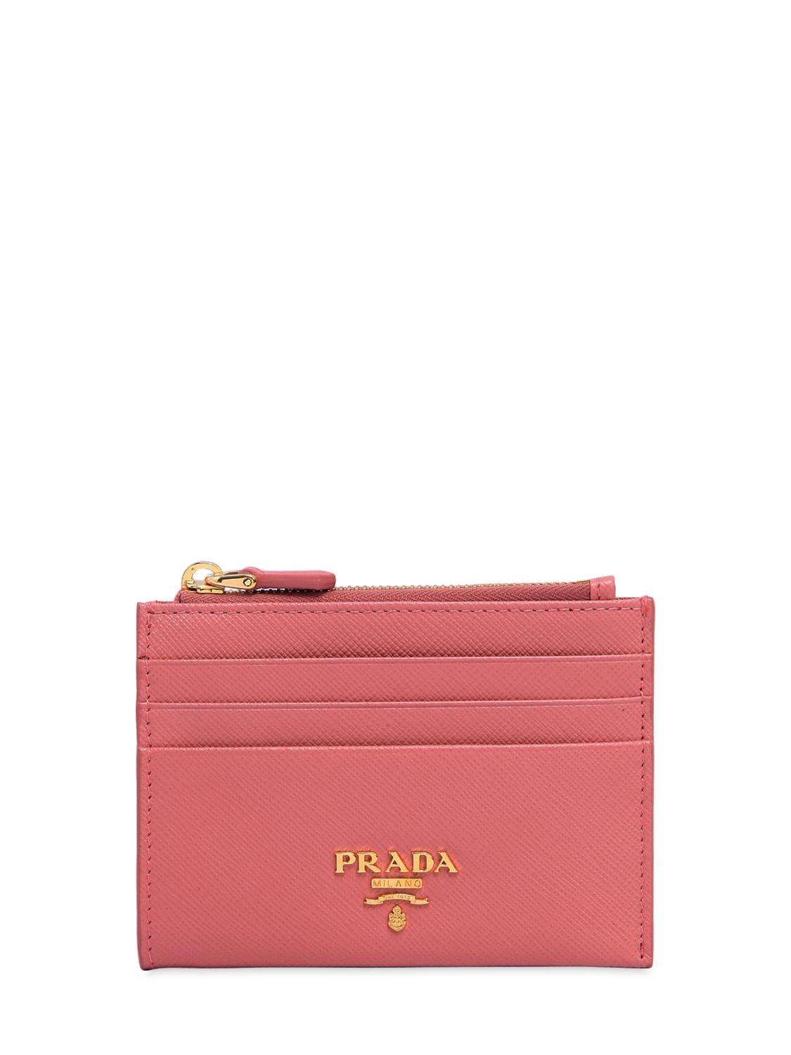 prada zip card case