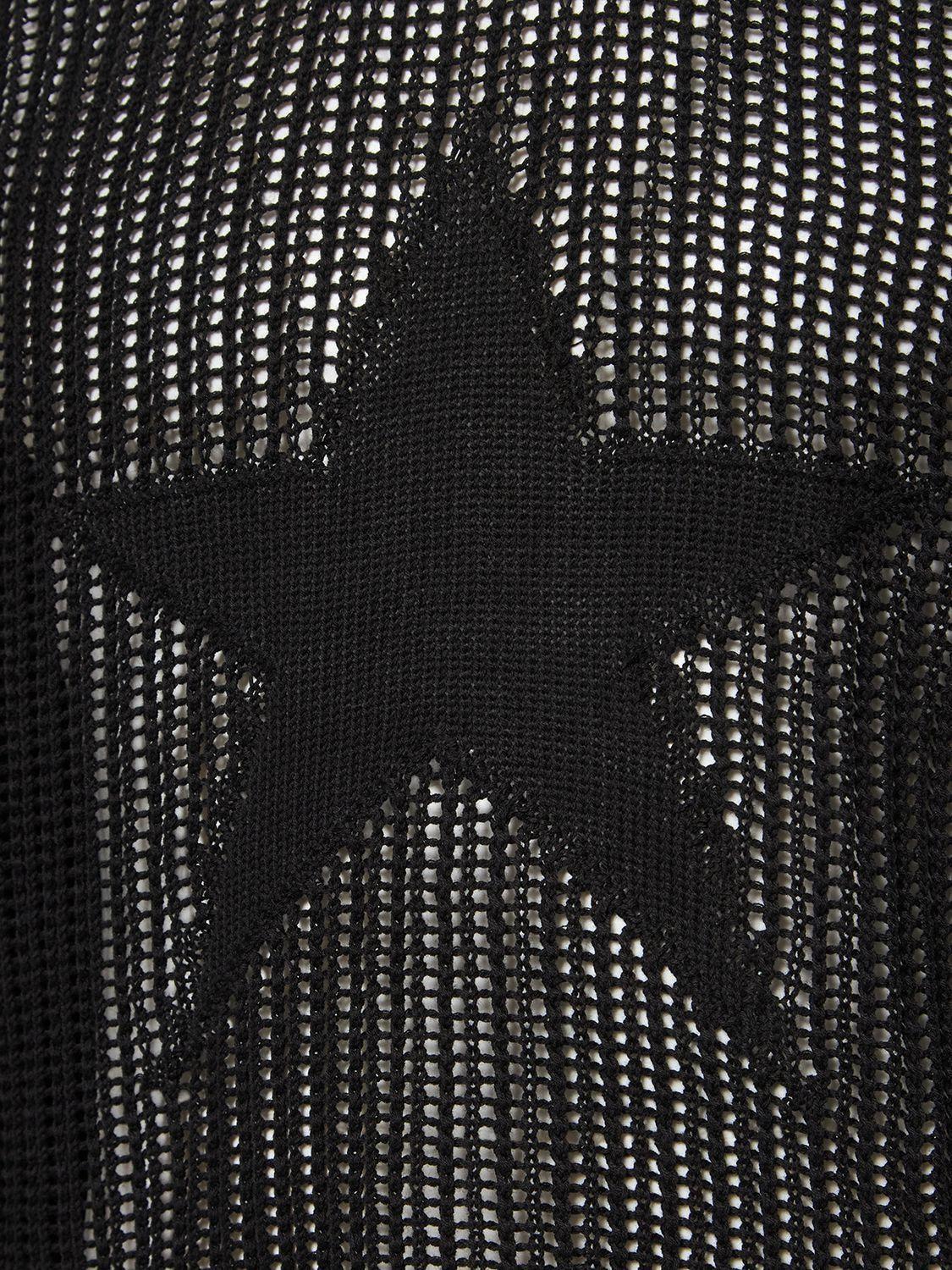 Jaded London Star Loose Knit Sweater in Black for Men | Lyst