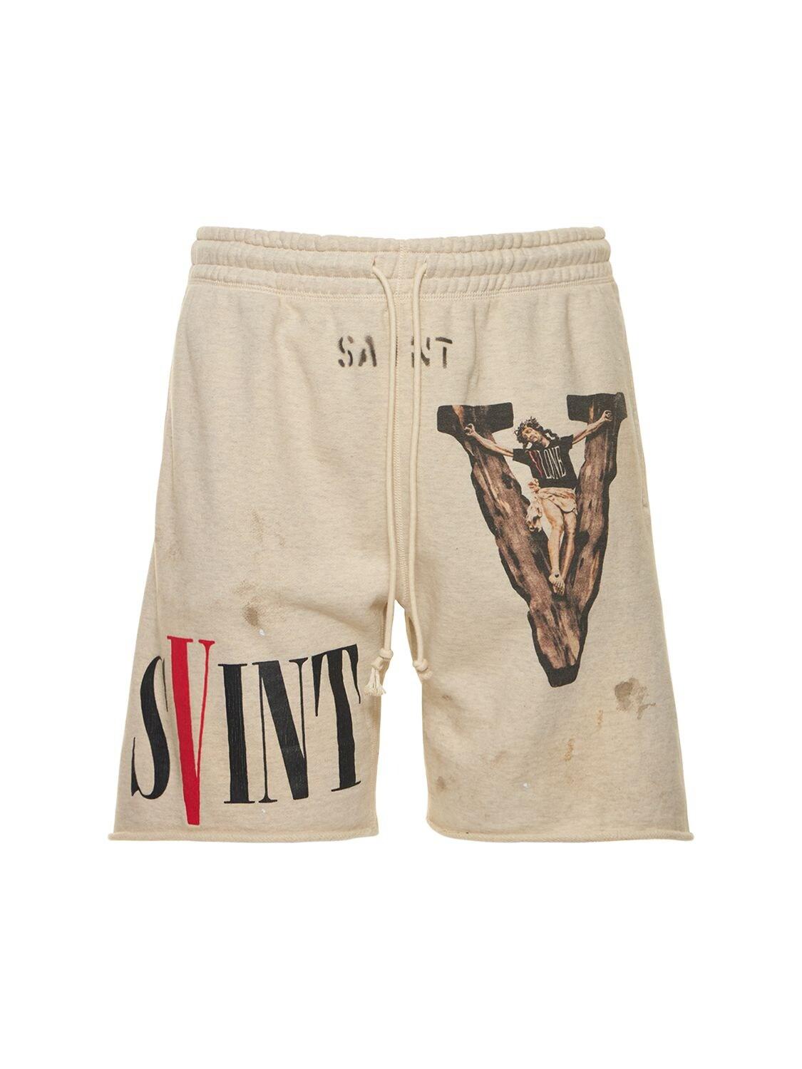 Saint Michael Vlone X Shorts in Gray for Men | Lyst