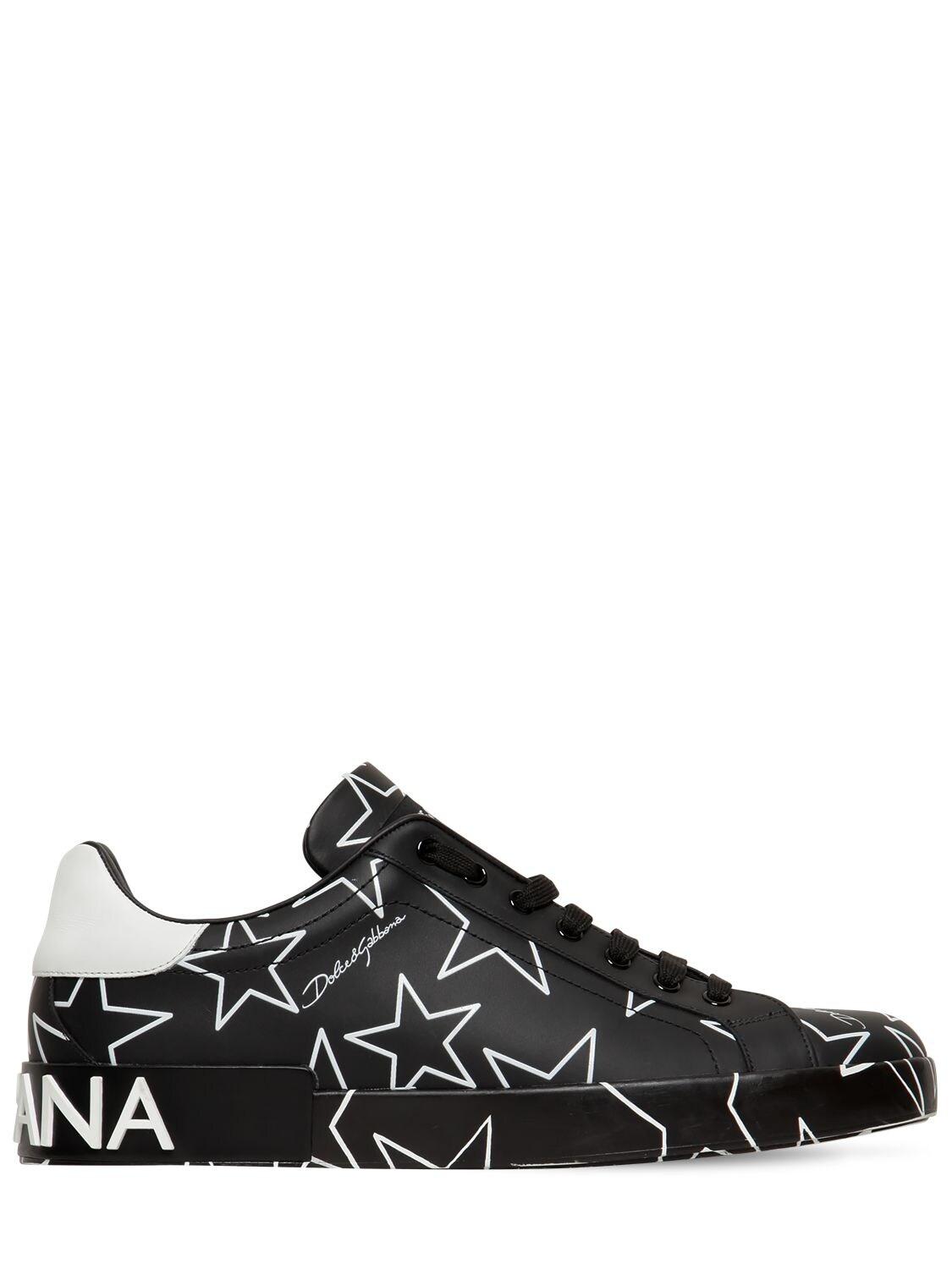 Dolce and gabbana black sneakers hotsell