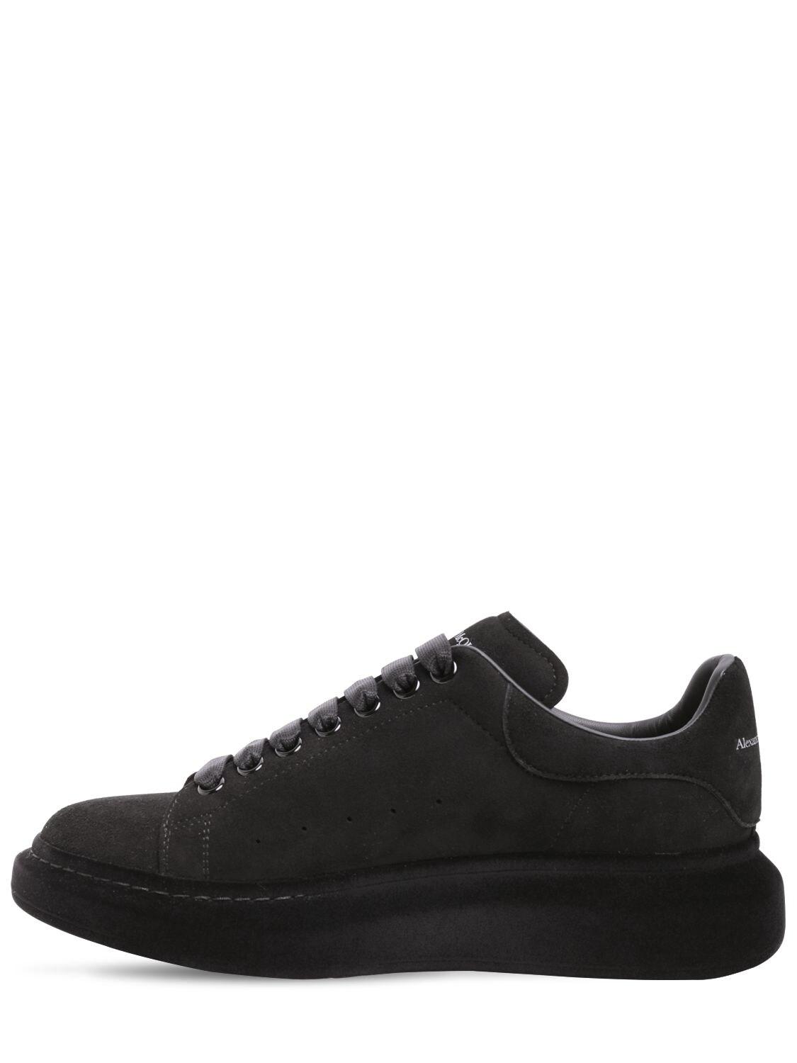 suede alexander mcqueen black
