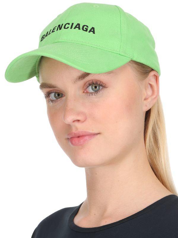 Balenciaga green cap best sale