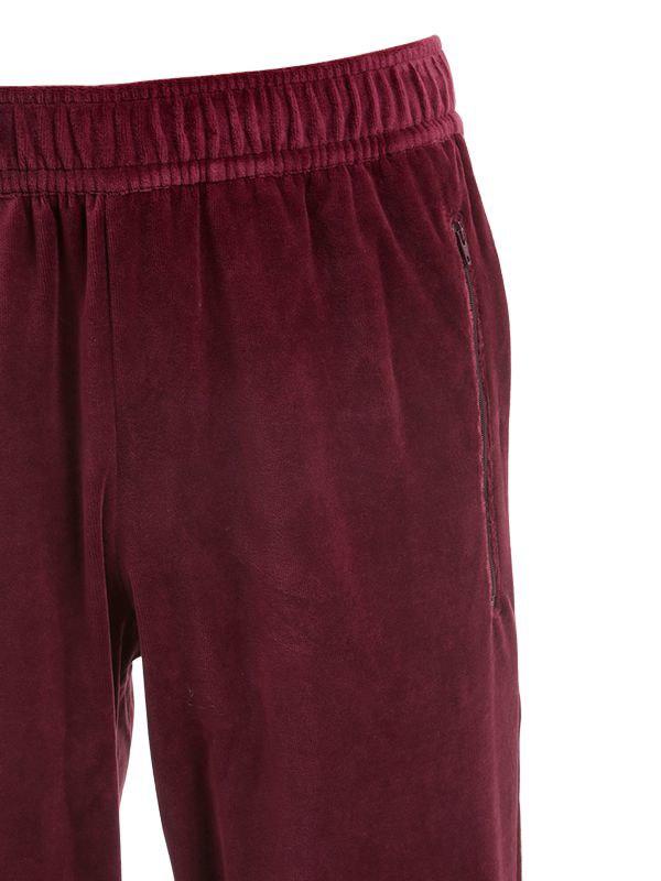 adidas Originals Cotton Challenger Velour Track Pants in Bordeaux (Red) for  Men - Lyst