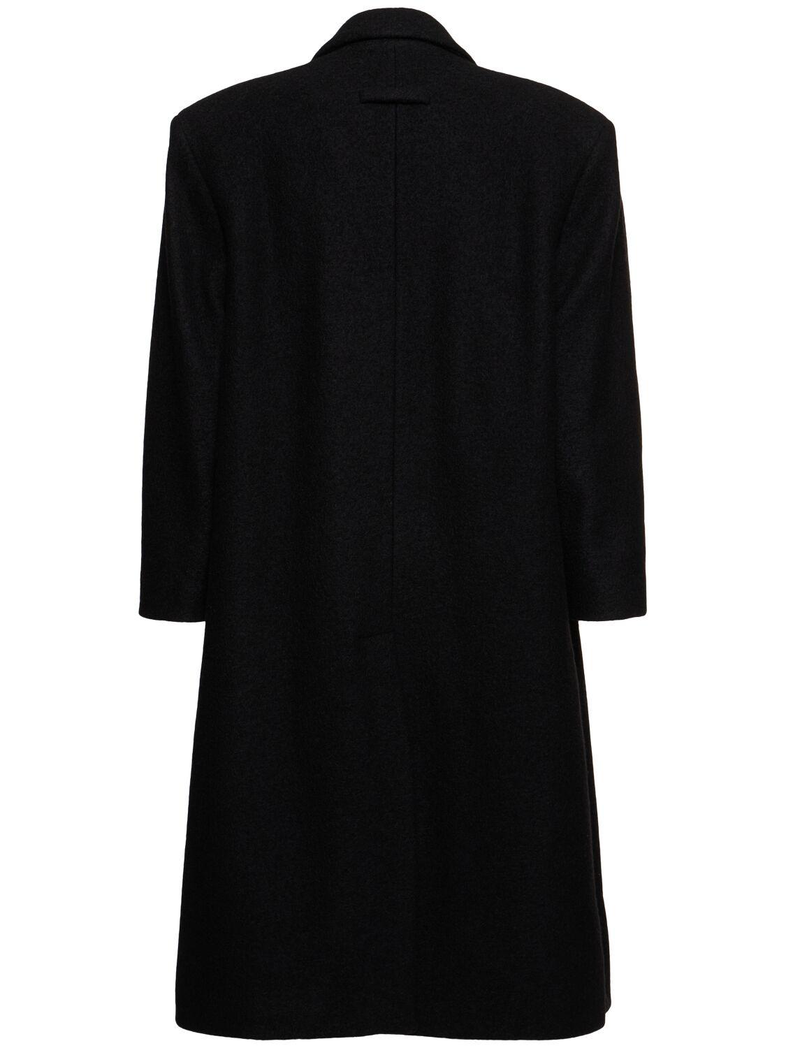 Fear Of God Relaxed Wool Overcoat in Black for Men | Lyst