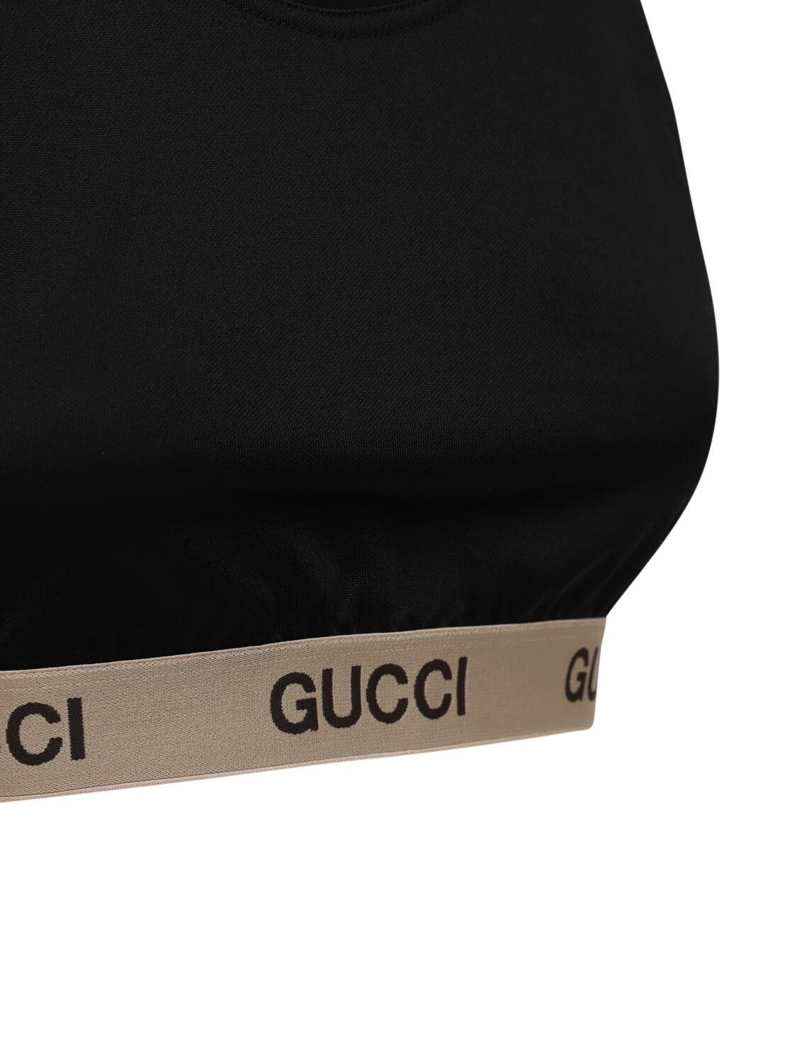 Gucci Black The North Face Edition Cropped Sports Top Gucci