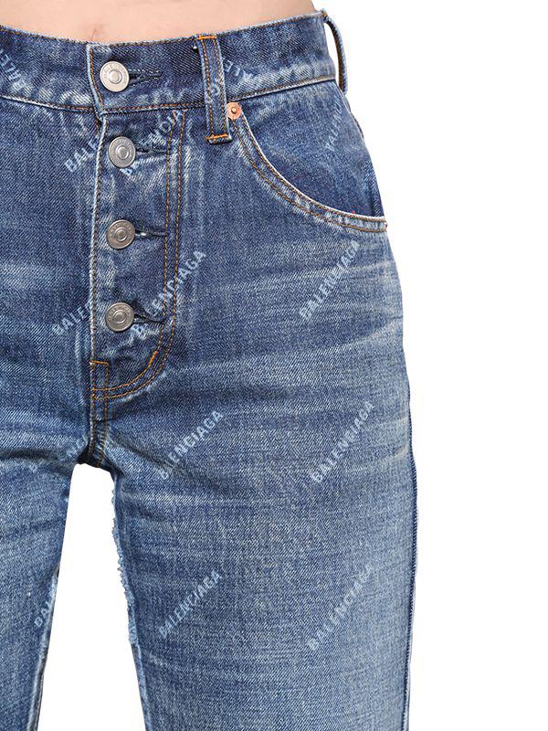 Balenciaga Jeans In Denim Lavato in Blue | Lyst