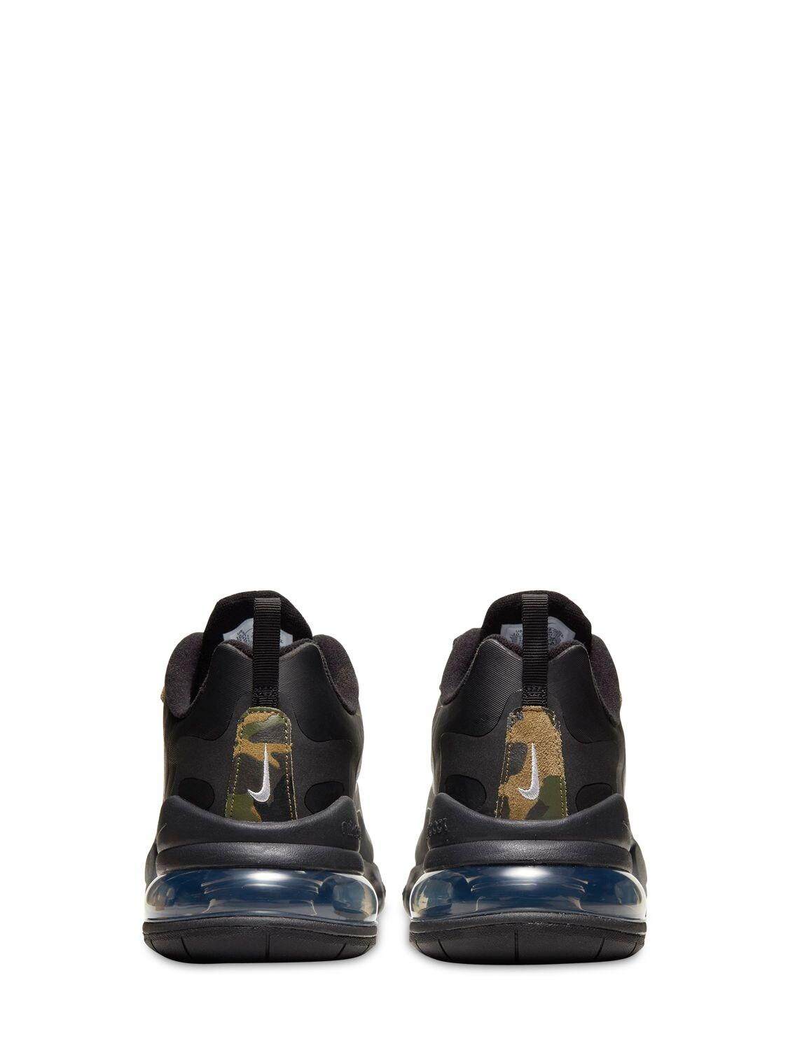 Nike Leather Air Max 270 React Sneakers in Black/Camo (Black) for Men |  Lyst UK