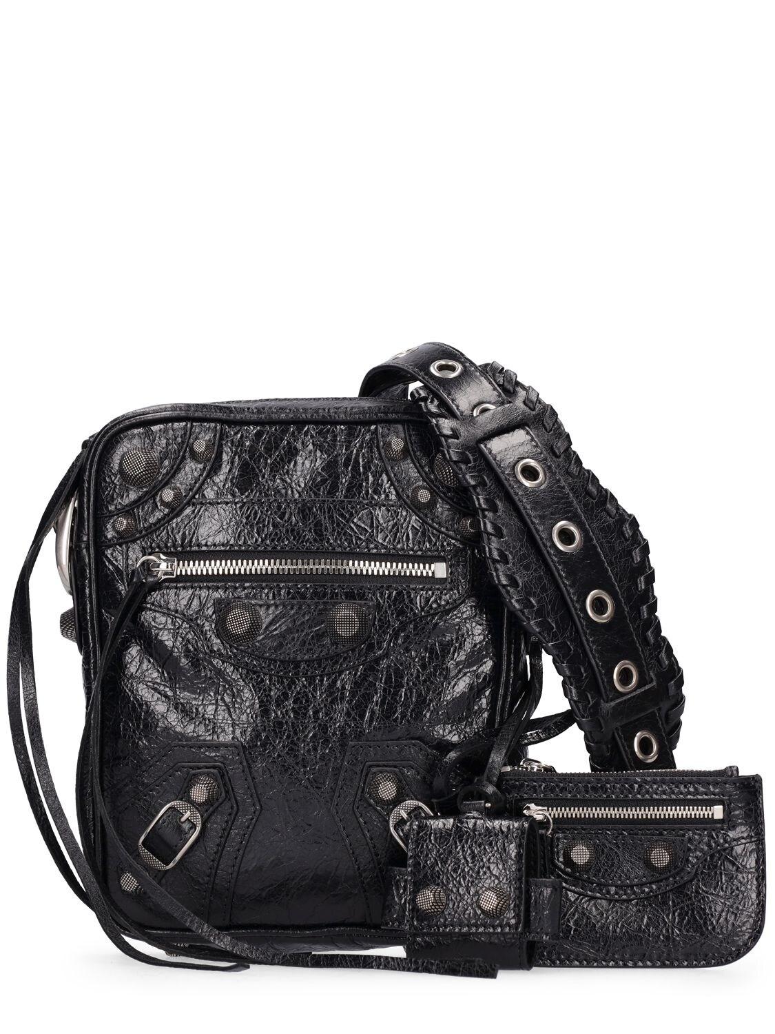 black balenciaga crossbody