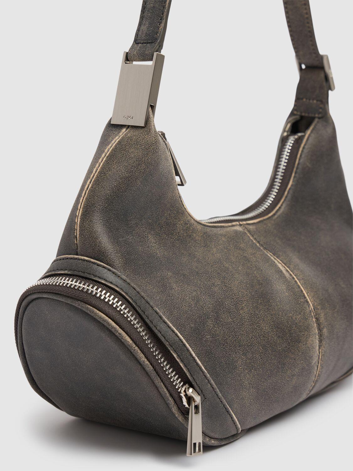 Altai outlets Gray Genuine Leather Hobo Bag