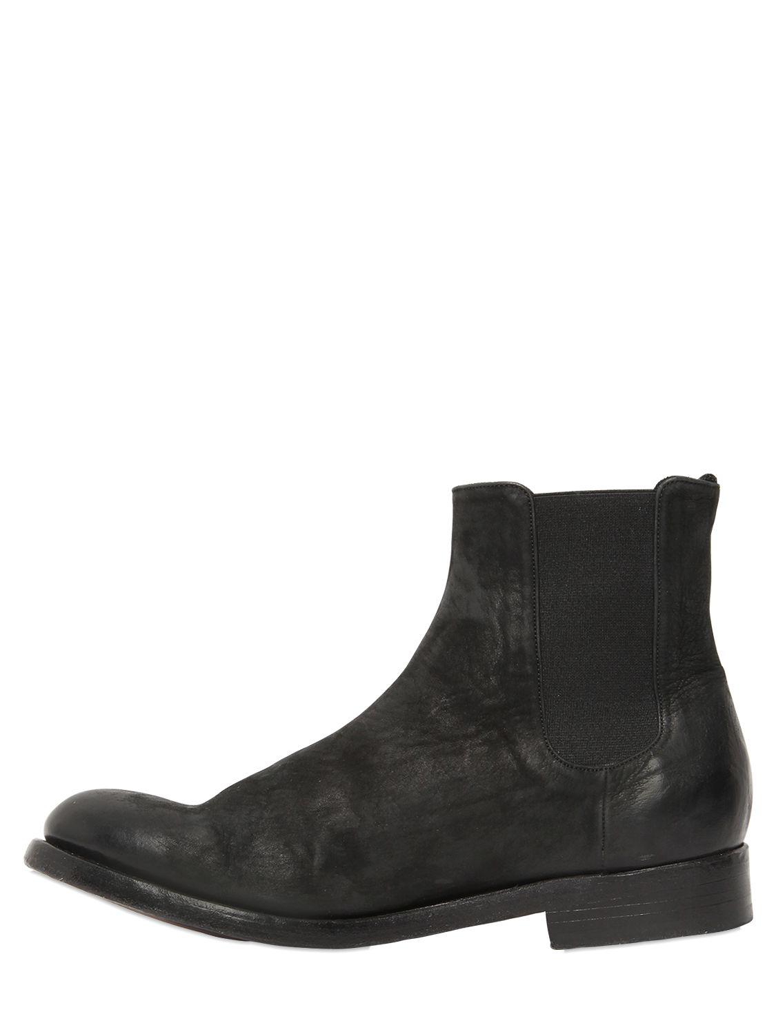 The Last Conspiracy Matte Leather Chelsea Boots in Black for Men - Lyst