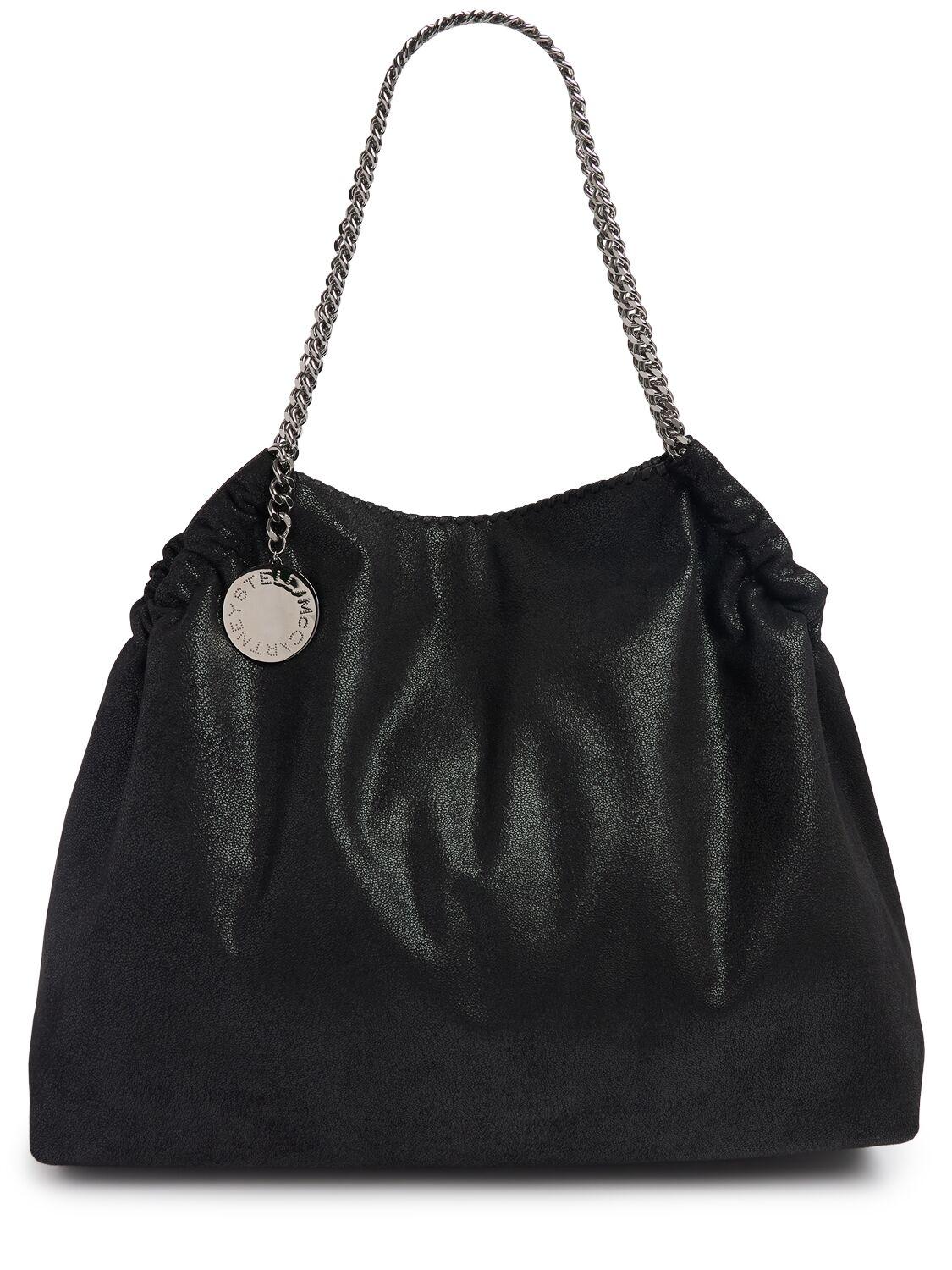 【STELLA MCCARTNEY】関税込☆ロゴ入り ハンドバッグ ブラック STELLA McCARTNEY（ステラマッカートニー）の「Stella Logo